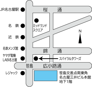 ニチコン相談室地図 画像