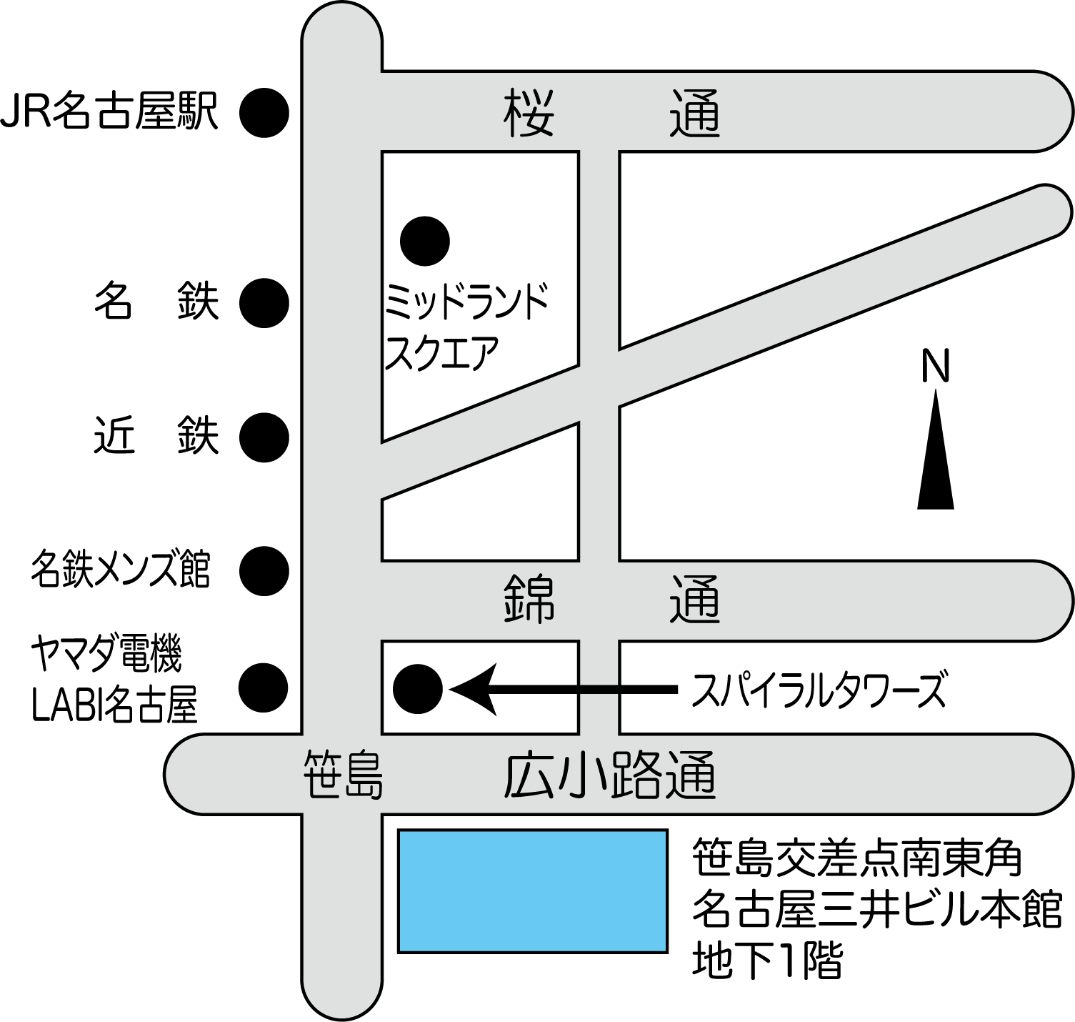 ニチコン相談室地図 画像